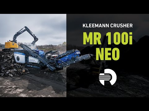 The New Kleemann MR 100i NEO Mobile Impact Crusher