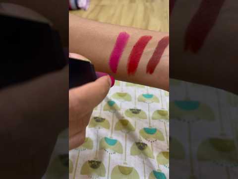 Favourite pink lipstick 😍 #shorts #nykaa #geethagovindam #review #trending #unboxing #viral