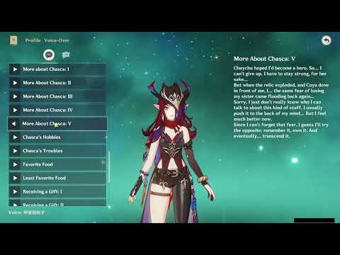 CHASCA ALL VOICE LINES (JAPANESE)