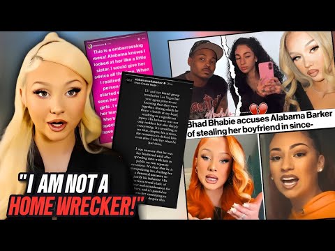 Alabama Barker REACTS To Bhad Bhabie's Boyfriend Stealing ACCUSATION