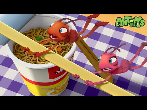 Noodle Trouble! | Antiks 🐜 | Funny Cartoons for Kids