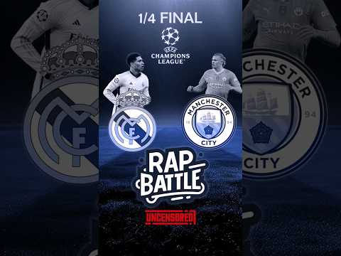 Real Madrid vs Manchester City | Rap Battle #football 🎤💥