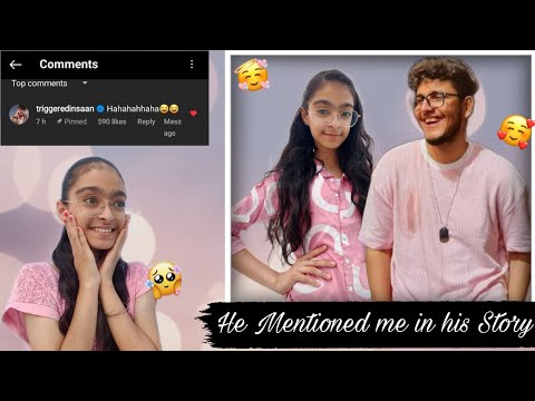 @triggeredinsaan Mentioned my reel in his Story | He give me Shoutout | Tavleen Kaur Vlogs |