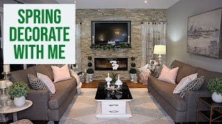 Spring Decorate With Me/ Early Spring Decor Ideas/ Spring Decorate With Me Living Room