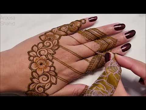 New Beautiful Full hand mehndi design for brides