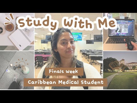 Study With Me: Final Exam Week Vlog | Productivity & Motivation | Caribbean Medical Student | DITL