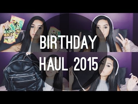 I'm 16! Birthday Haul 2015