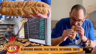 Filo Dough Treats in Crete (Klapsinos Bakery)