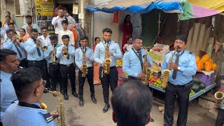 Jai Bholenath Jai ho prabhu song played by kalashrungar brass band pathak mandavi #brassband