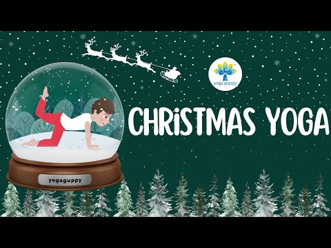 Christmas Yoga Poses | Warm ups & Asanas for Kids | X'mas Special | Yoga Guppy