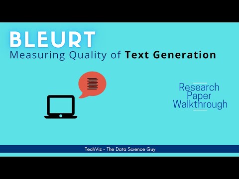 BLEURT: Learning Robust Metrics for Text Generation (Research Paper Walkthrough)