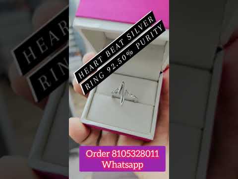 Simple and Stylish Silver Ring 💍 For Girls | Beautiful Design Silver Ring For Girls | Chandi Ki Ring