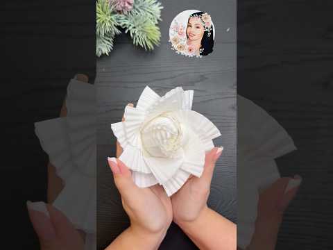 WoW! Create Easy Paper Flowers with Just Cupcake Liners!