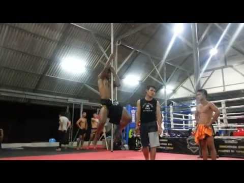 Buakaw Banchamek climbing strength training