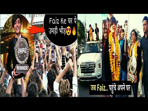 Superstar Singer Season2 Winner Mohd Faiz Grand Welcome in Home Jodhpur | Grand welcome 2 Faiz @Home