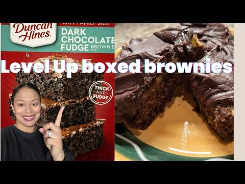 Doctored Brownie Mix | How to Improve Boxed Brownies