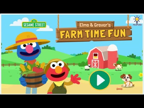 Elmo and Grover's Farm Time Fun - Sesame Street Educational Games - Shapes #learning #elmo #toddler