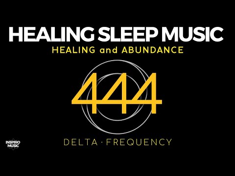 MEDITATION SLEEP MUSIC ■ 444hz HEALING and ABUNDANCE frequency ■ BLACK SCREEN