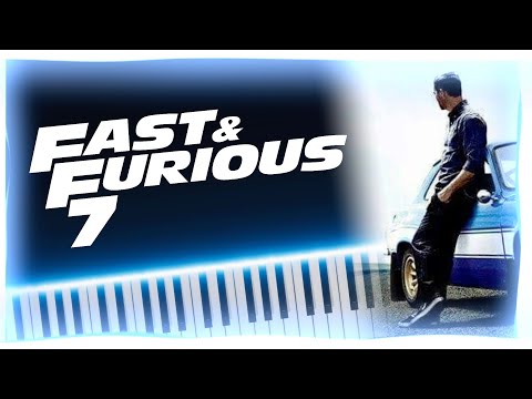 Fast & Furious 7 - See You Again (Piano Tutorial + Sheet Music)