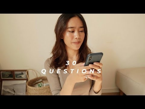 30 QUESTIONS【Q&A】lifestyle, health, beauty, yoga