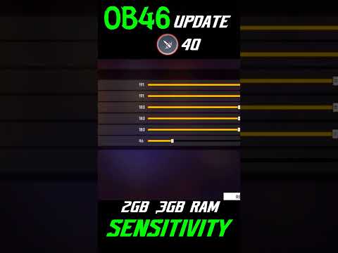 BEST SENSITIVITY FOR 2,3GB RAM AFTER UPDATE || FREE FIRE SENSITIVITY OB46