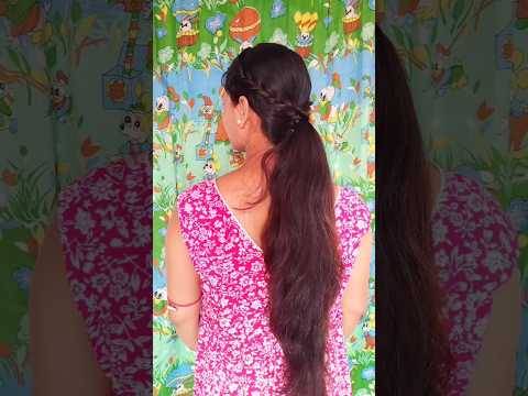 Ponytail Hairstyles || low Ponytail Hairstyle #shorts #ytshorts #hairstyle #longhair #hair #ponytail