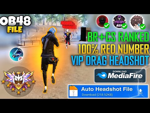 OB48 update no drag auto headshot config file free fire aimbot+aimlock | free fire Max headshot hack