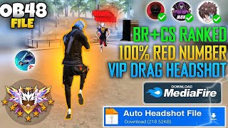 OB48 update no drag auto headshot config file free fire aimbot+aimlock | free fire Max headshot hack