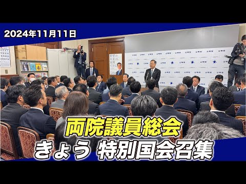 2024/11/11 両院議員総会