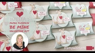 Take 2: Valentine Treats and January "Be Mine Valentine" Paper Pumpkin Kit Reveal from Stampin' Up