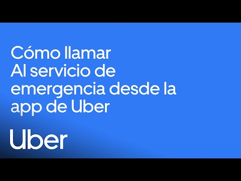 Cómo llamar al Servicio de emergencia en la app de Uber | Uber