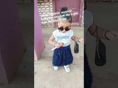 when my grandson dressed like a girl #baby #babyboy #cutebaby#babyfunny #trending#shorts #viralvideo