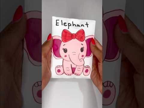 Elephant blind bag! #asmr #blindbag #papersquishy #papercraft #diy #diycrafts