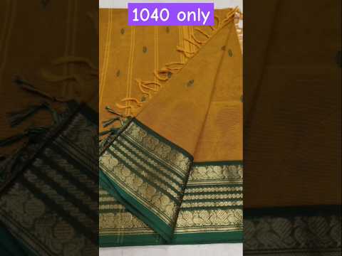 Rich Border Kanchi Cotton Sarees With putta WHATSAPP 9790271649 with Blouse fine Quality