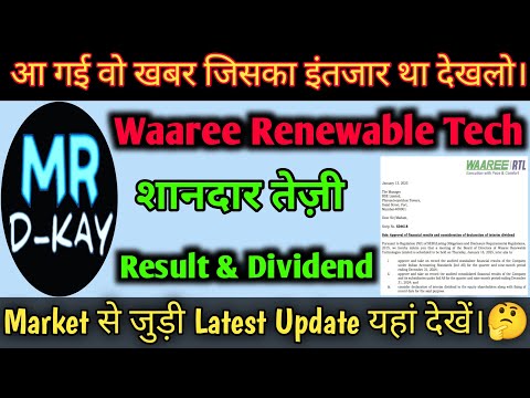 Waaree renewables share latest news | Waaree renewables share🔥Waaree Renewables Q3 Results 2025 date