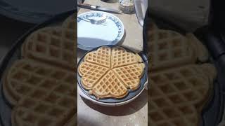 Here comes healthy waffles made with wheat flour. #food #recipe#waffles#wafflelover#healthyfood#food