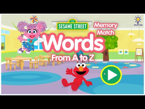 Words Memory Match ABC From A - Z #sesamestreet #abcdsongsforkids #abcd #abc #learning #abcdsong