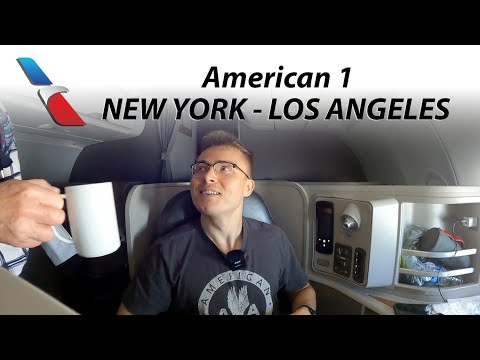 First Class on Flight #1 - The A321T Farewell Tour - American Airlines from New York to Los Angeles