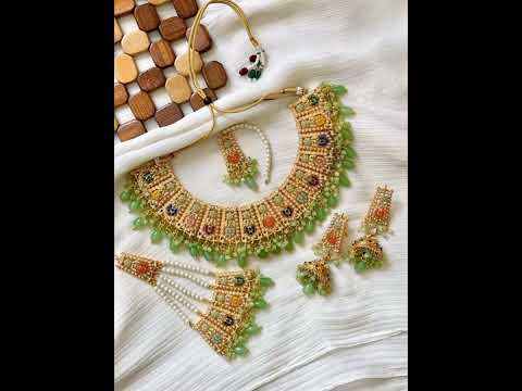 latest heavy bridal chocker necklace collection ||latest collection of 2023 bridal necklace