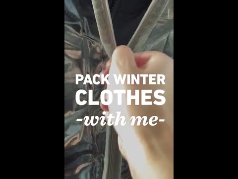 ASMR: Pack Winter Clothes