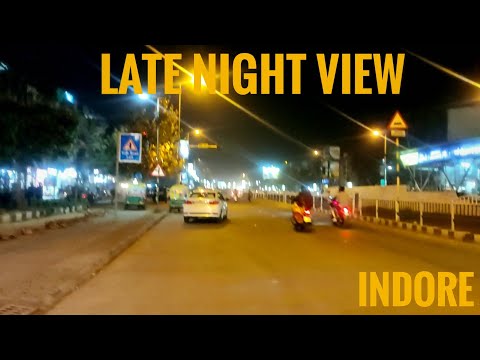 INDORE CITY !! night views of indore city !! Navlakha square Bhawarkuan square !! LATE NIGHT VIEW