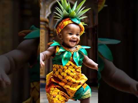 Baby pineapple leaves dress #funny #music #makemefamous