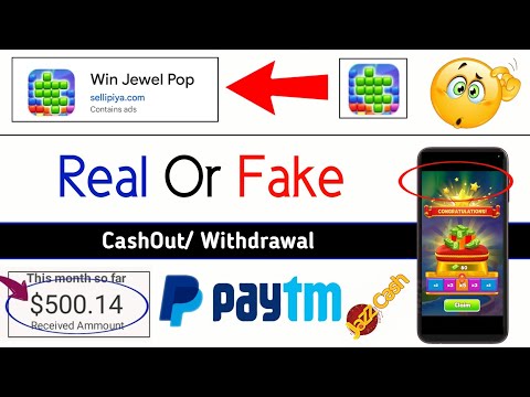 Win Jewel Pop Real Or Fake? - Win Jewel Pop Game Review - Win Jewel Pop Withdrawal