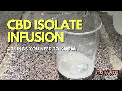 How to make a CBD Isolate Infusion