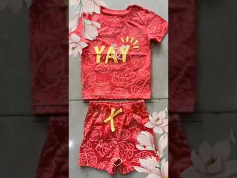 #kids coordset#online#shopping#girls set#boys set#shorts#infant dress DM:9894040473. Price:₹. 220