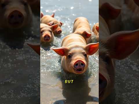 WILD Swimming Pigs of the Bahamas Exposed! #Swimming #Pigs #Bahamas #facts #amazingfacts