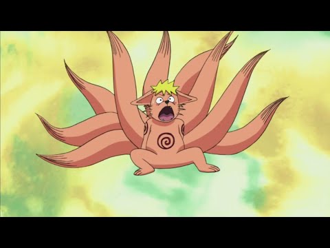 Naruto tries to become kurama