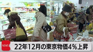 消費者物価指数の上昇続く（2023年1月10日）