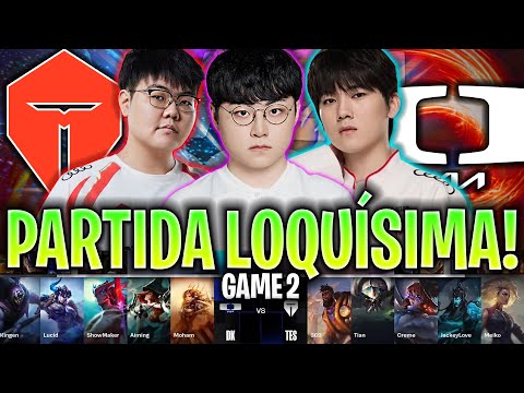 SHOWMAKER EN LA PARTIDA MÁS LOCA DEL MUNDIAL! | TES vs DK Game 2 SWISS STAGE WORLDS 2024 LVP ESPAÑOL