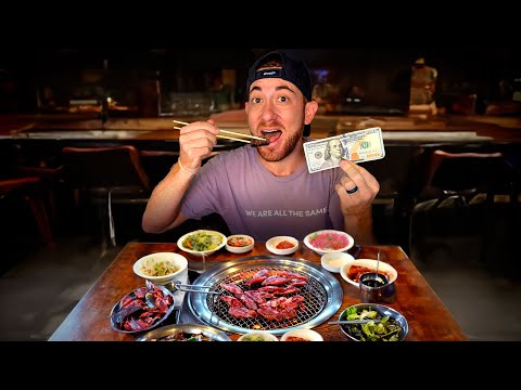 $100 Challenge in Koreatown, Los Angeles!